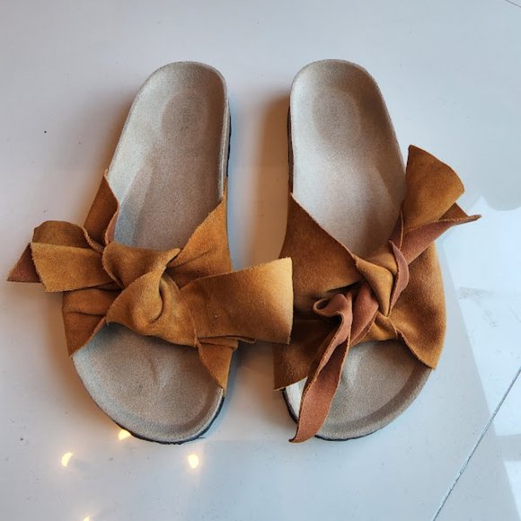 Mad Love Adia Bow Sandals Mad Love Adia Bow Sandals Womens